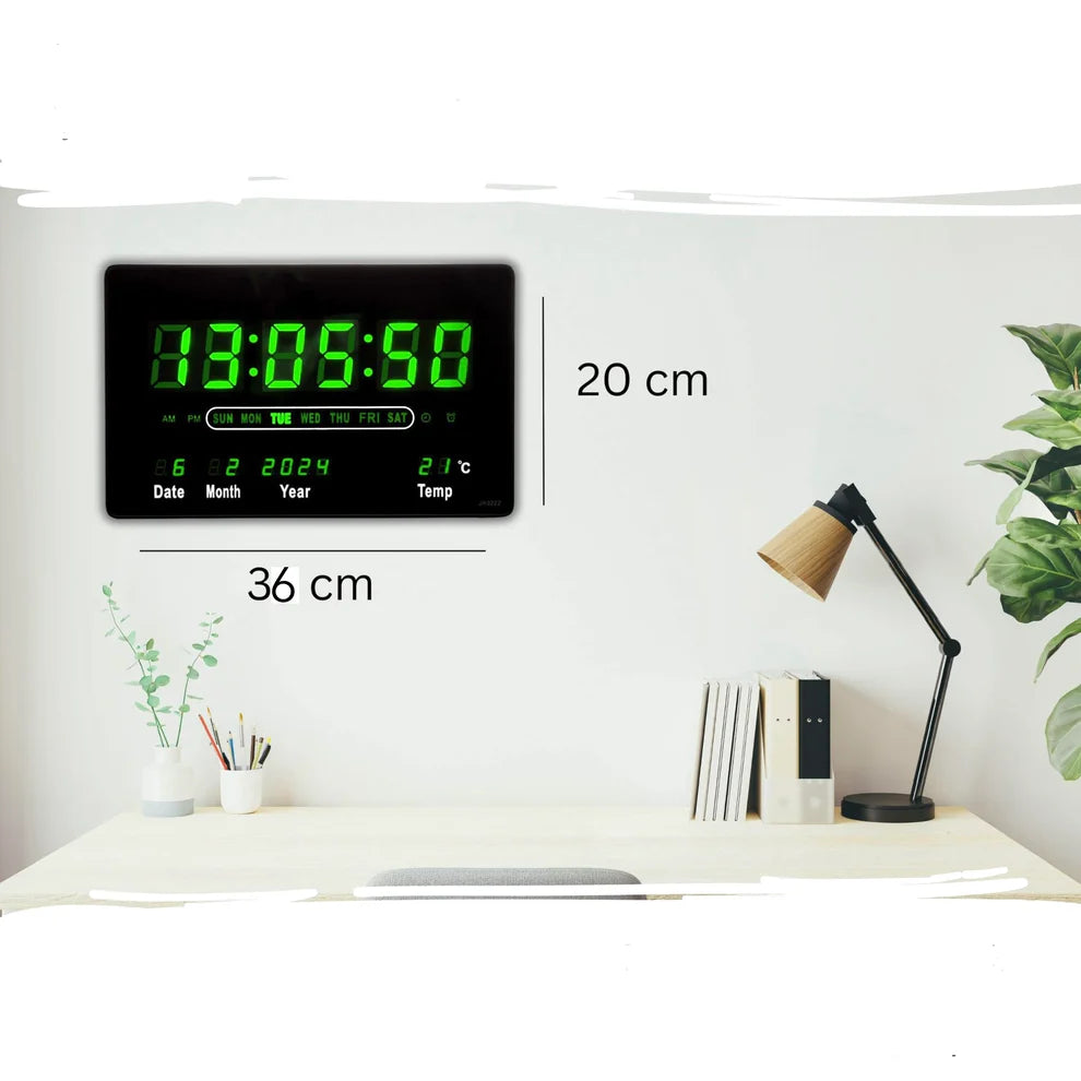 Grande Horloge Numérique LED 36/20cm