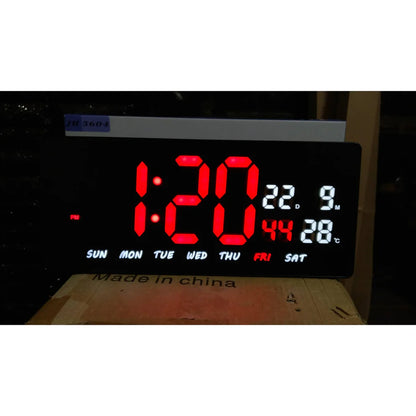 Grande horloge numérique LED